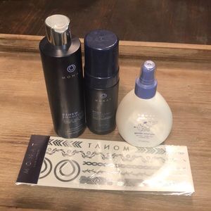 Monat Renew shampoo mousse and detangler tattoos